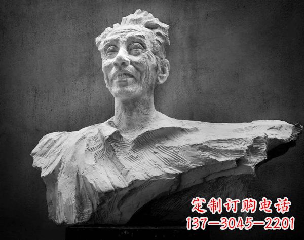 广西贺绿汀石雕头像——致敬中国当代音乐传奇