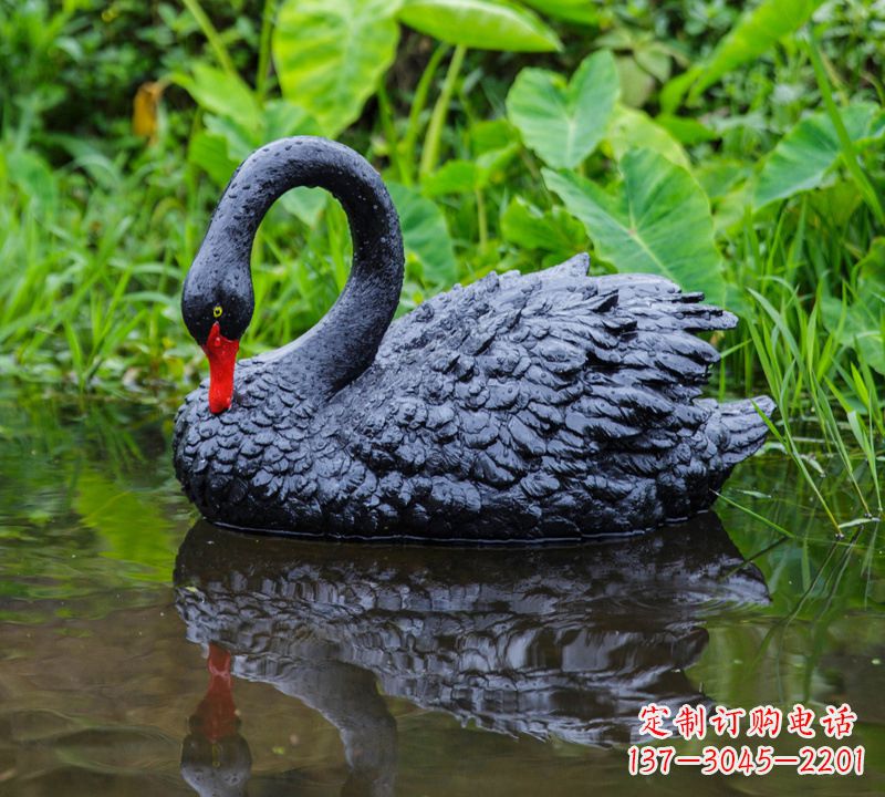 广西优美雕塑,精致天鹅雕塑