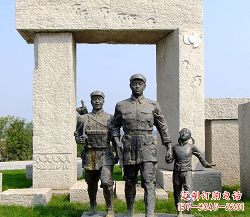 广西红军公园雕塑,精致而独特