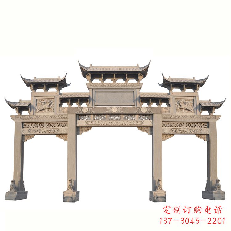 广西红石牌坊雕塑是一家专业从事牌坊雕塑的厂家…