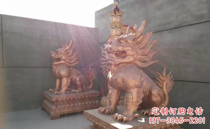 广西红铜麒麟-财富吉祥之神