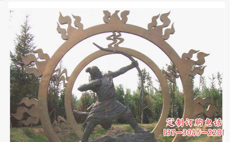 广西专业定制后羿雕塑,完美彰显人物神韵