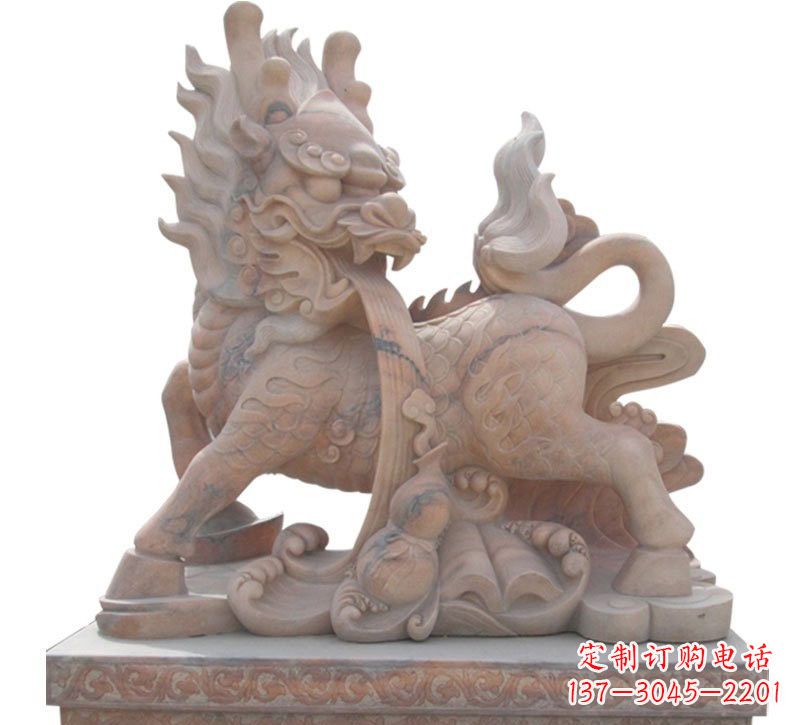 广西魅力十足的麒麟石雕