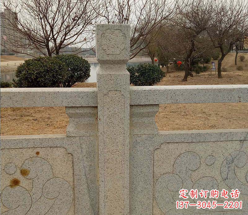 广西户外大理石栏板石雕 (2)