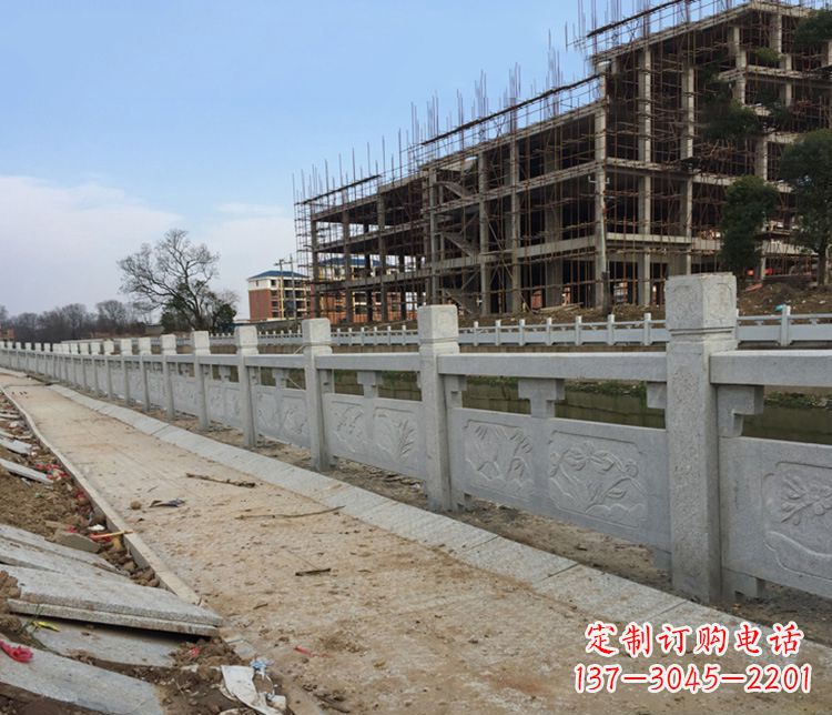 广西护城河大理石栏板石雕 (4)