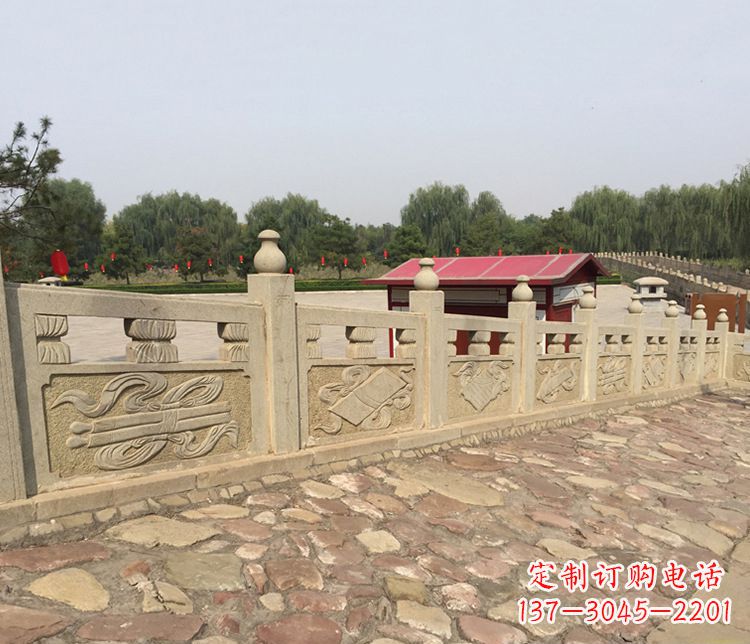 广西护城河大理石栏板雕塑
