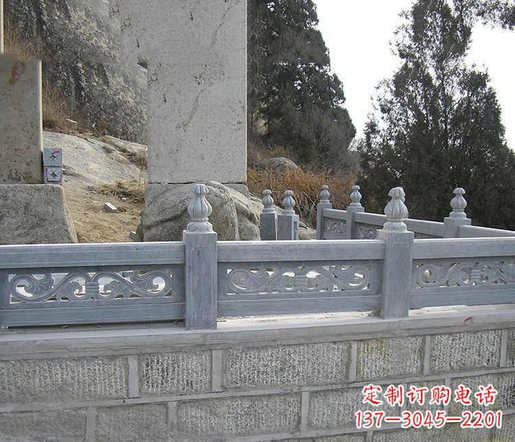 广西中领雕塑:门神镇守!大理石栏板石雕
