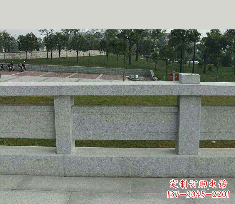 广西护城河大理石栏杆石雕_2