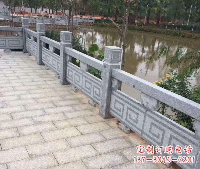 广西护城河建筑石雕栏板 (4)