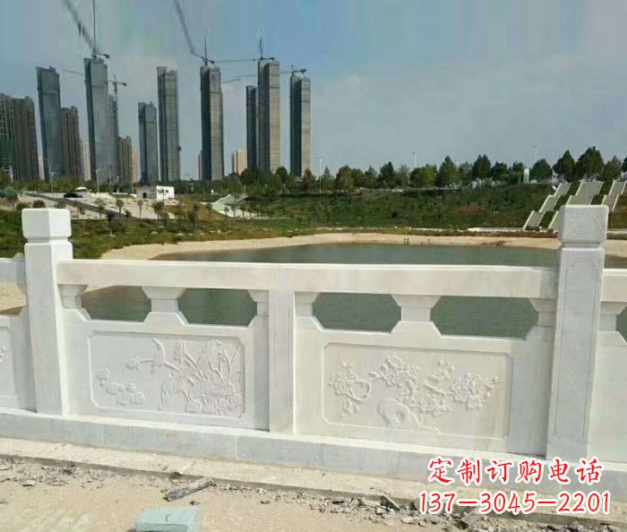 广西护城河建筑石雕栏板 (2)