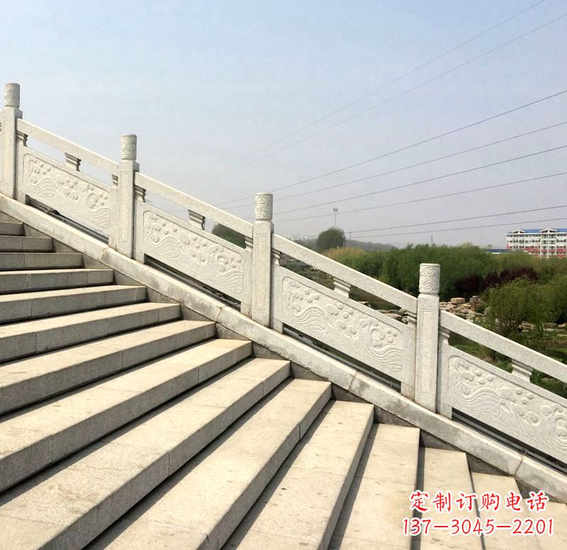 广西欣赏自然之美,定制花岗岩石栏杆雕塑