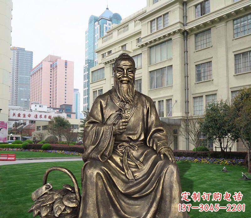 广西精美古典——华佗古代名人铜雕