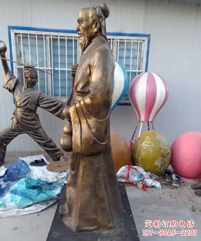 广西华佗名医铜雕112