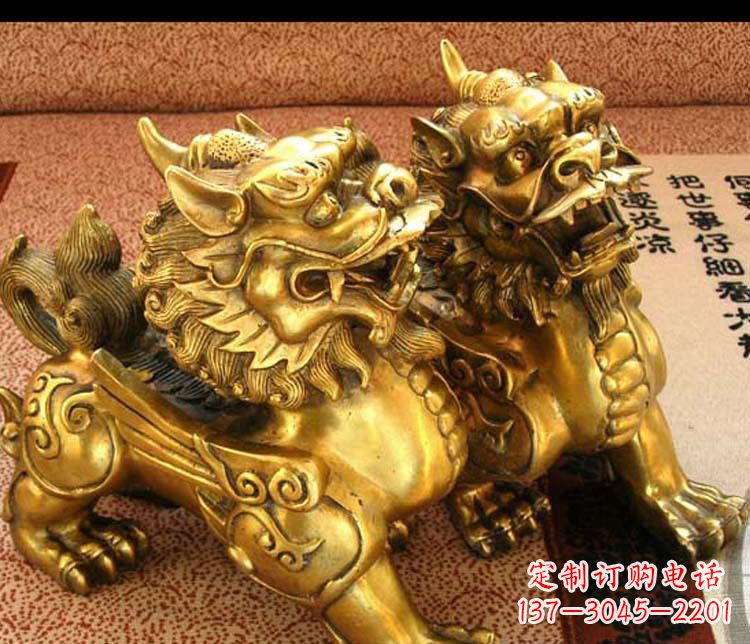 广西超级定制麒麟雕塑,尊享贵族尊贵