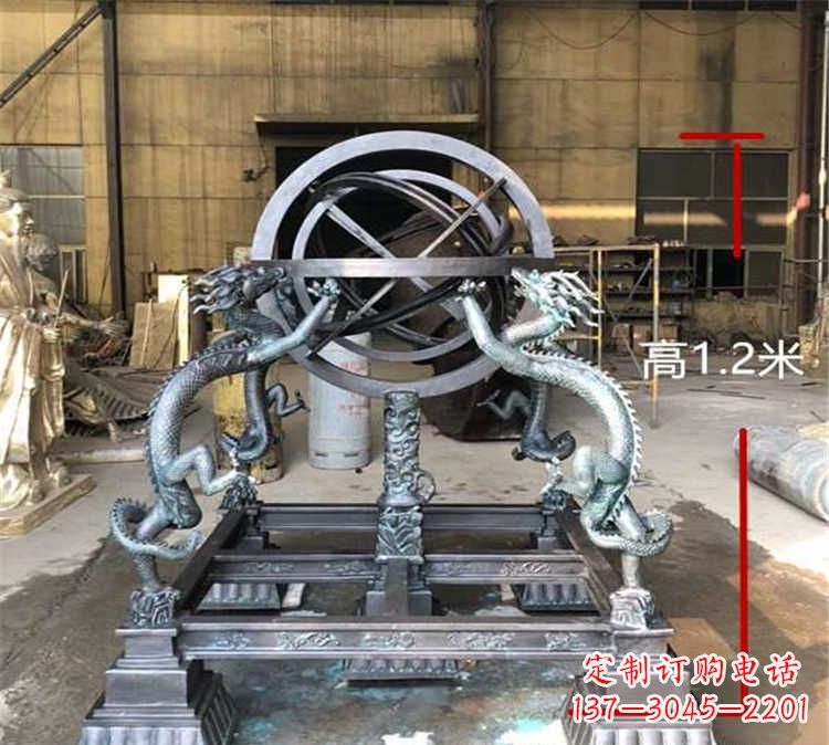 广西浑天仪古代仪器校园景观雕塑