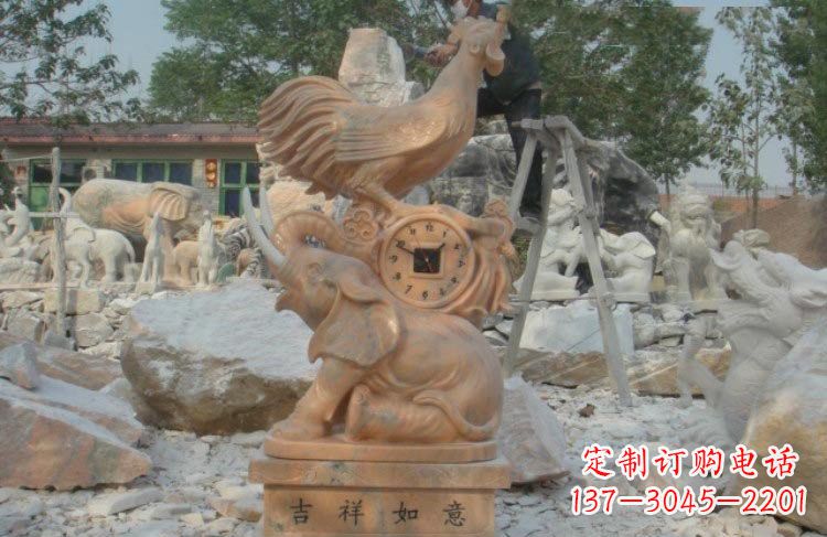广西精美的公鸡石雕,带您回到传统