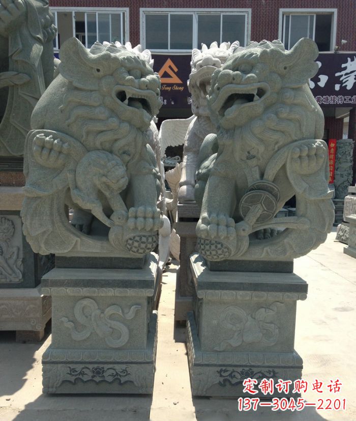 广西南方风石雕狮子,纯手工为你独一无二