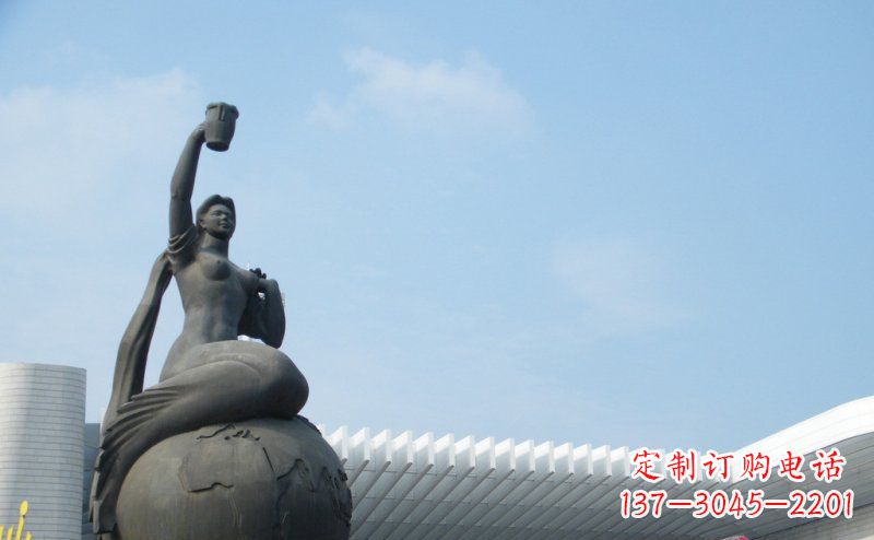 广西中领雕塑推出的精美雕塑——铜铸地球塑像,…