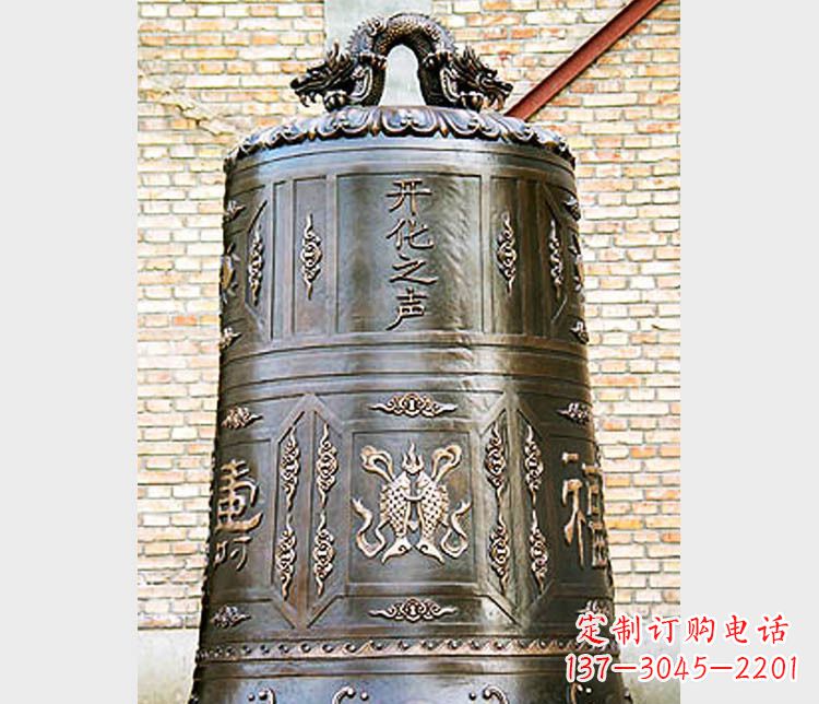 广西金光寺景观铜钟