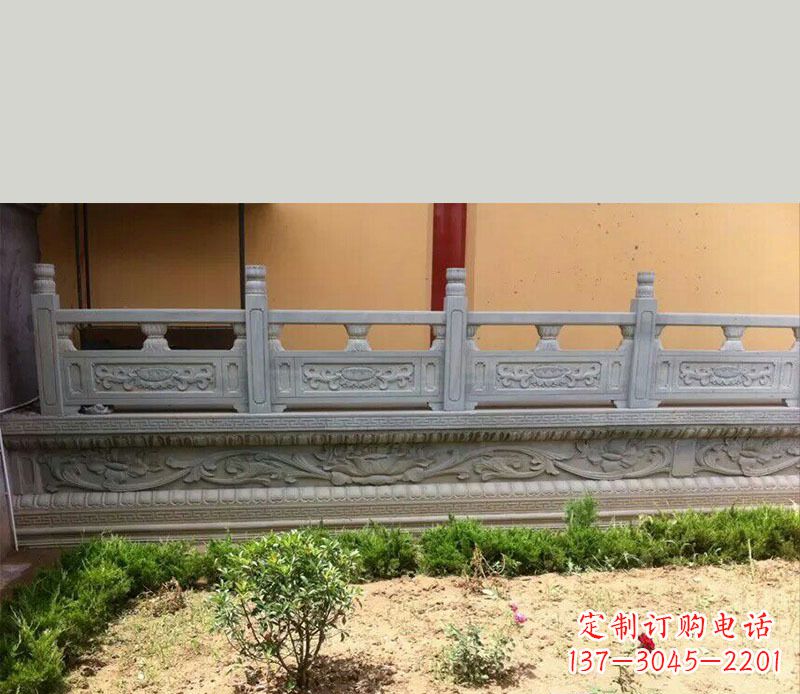 广西尊贵而古典的大理石栏板雕塑