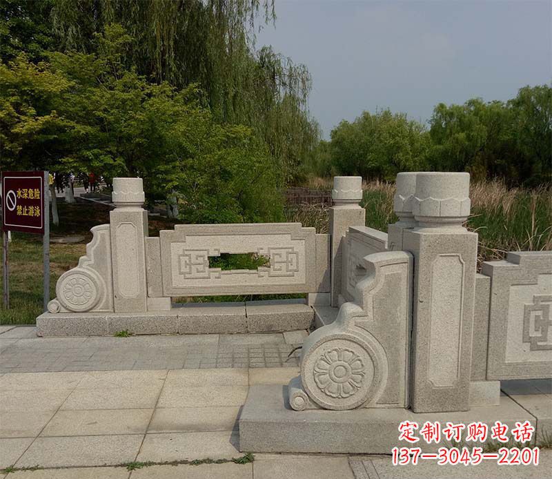 广西大理石栏板石雕,精美绝伦