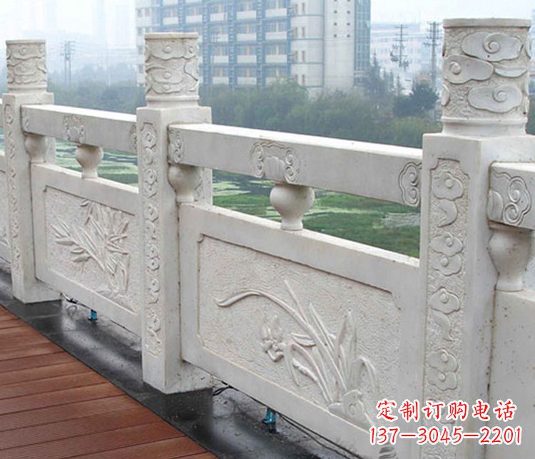 广西精巧雕刻,优质大理石栏板石雕