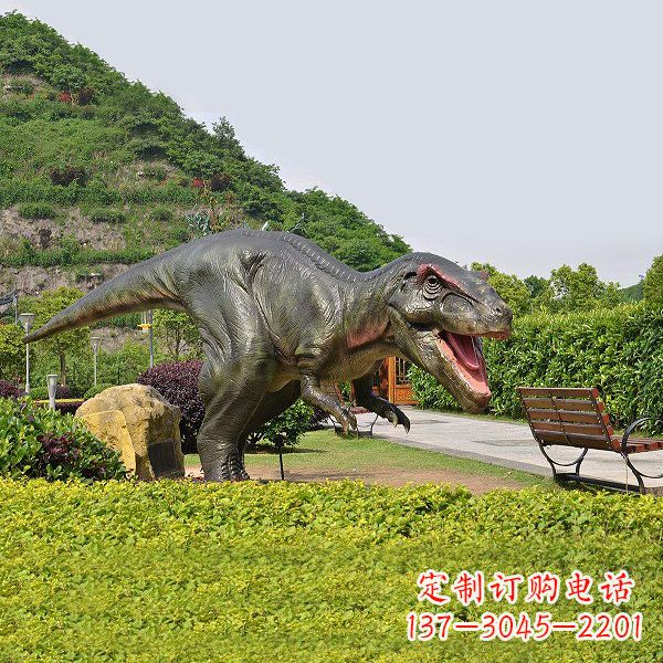 广西精美玻璃钢制霸王龙雕塑