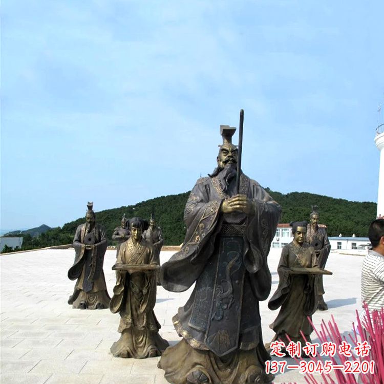 广西中领雕塑——汉武帝刘彻祭天情景雕塑