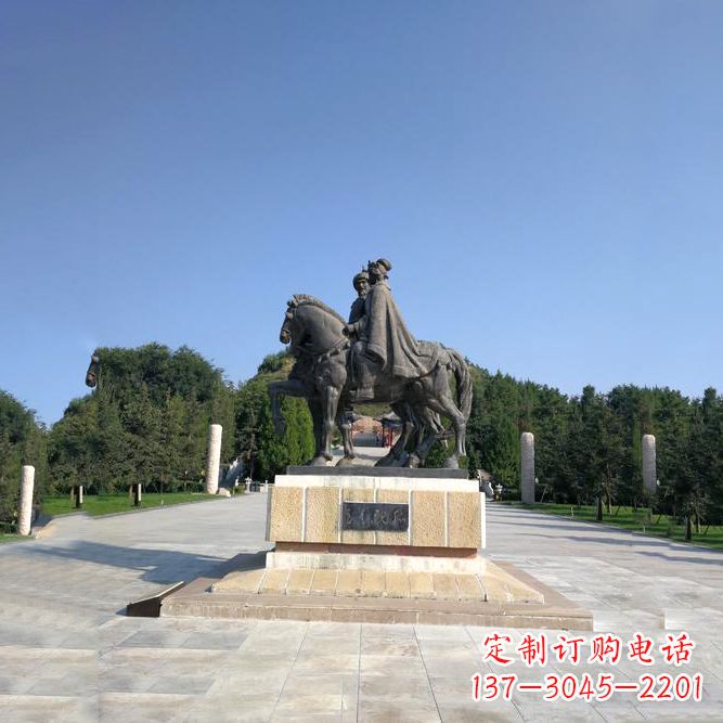 广西王昭君雕塑,象征传承君臣之义