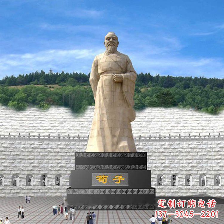 广西荀子大型石雕塑,追求卓越的精致艺术
