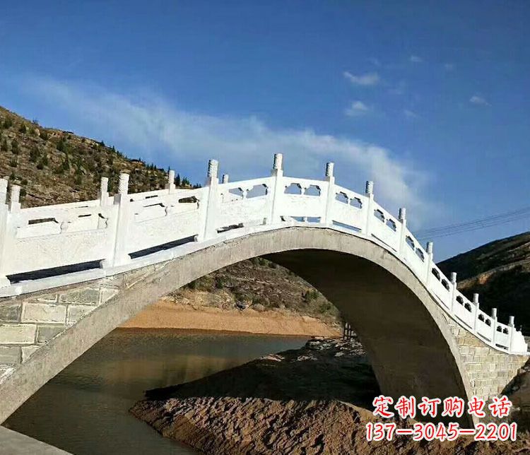 广西景区汉白玉拱桥雕塑