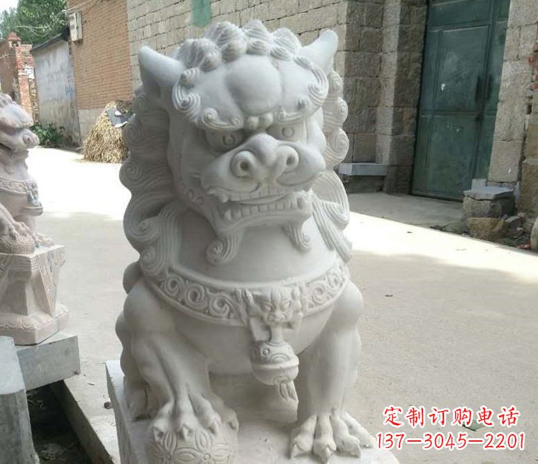 广西南方石雕龙狮子——浓烈的中国风雕塑