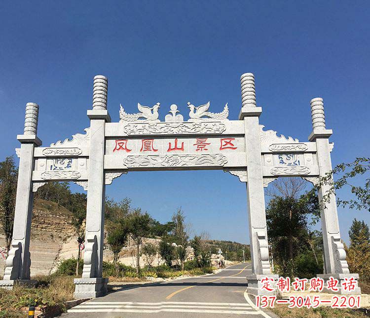 广西中领雕塑:高质量牌坊石雕