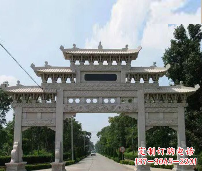 广西高品质牌坊石雕,专为客户量身定制