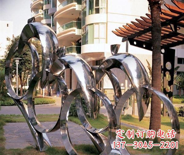广西脱颖而出的不锈钢骑自行车人物雕塑
