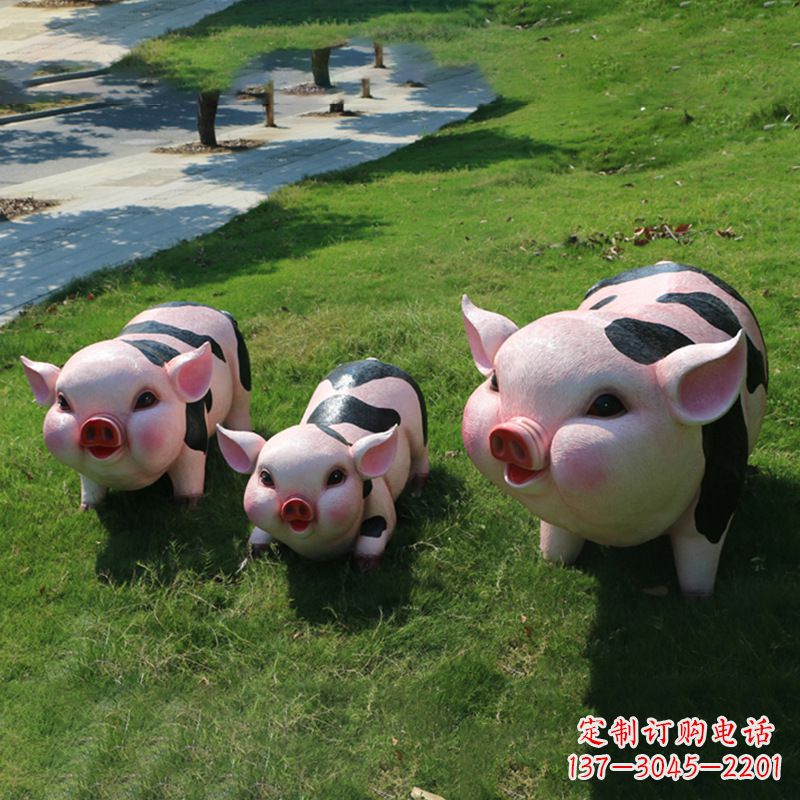 广西全新卡通猪雕塑,为您的家居装饰带来活力