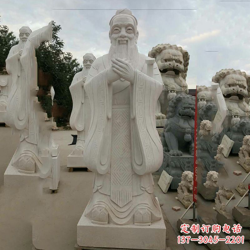 广西弘扬传统文化,尊崇孔子雕塑