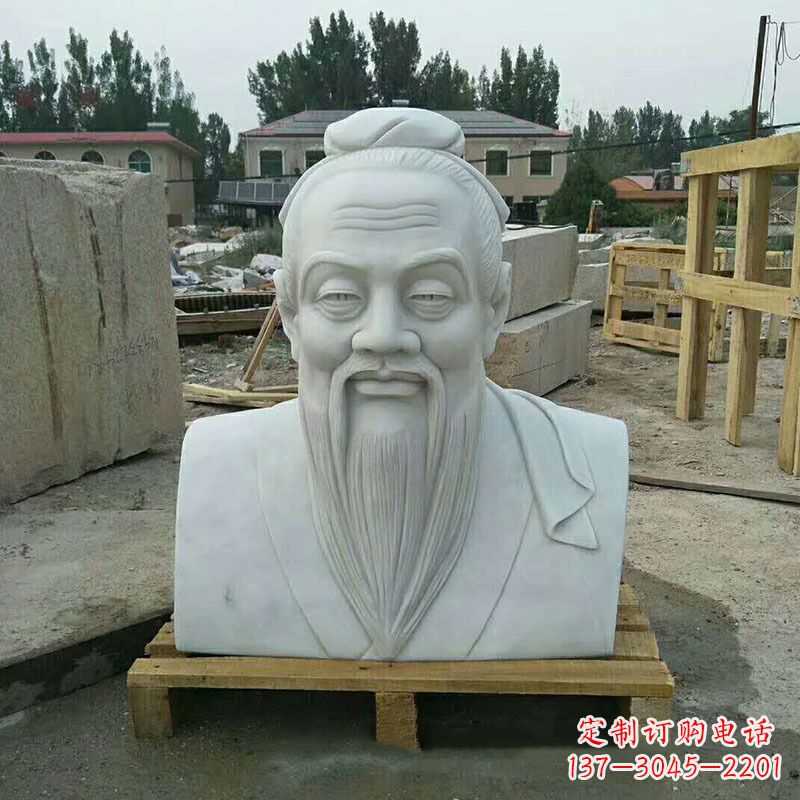 广西精致孔子雕塑,欣赏传统文化风采