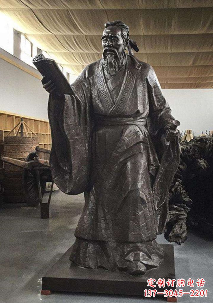 广西孔子雕塑头像