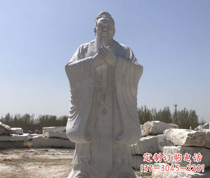 广西孔子古代名人石雕 (3)