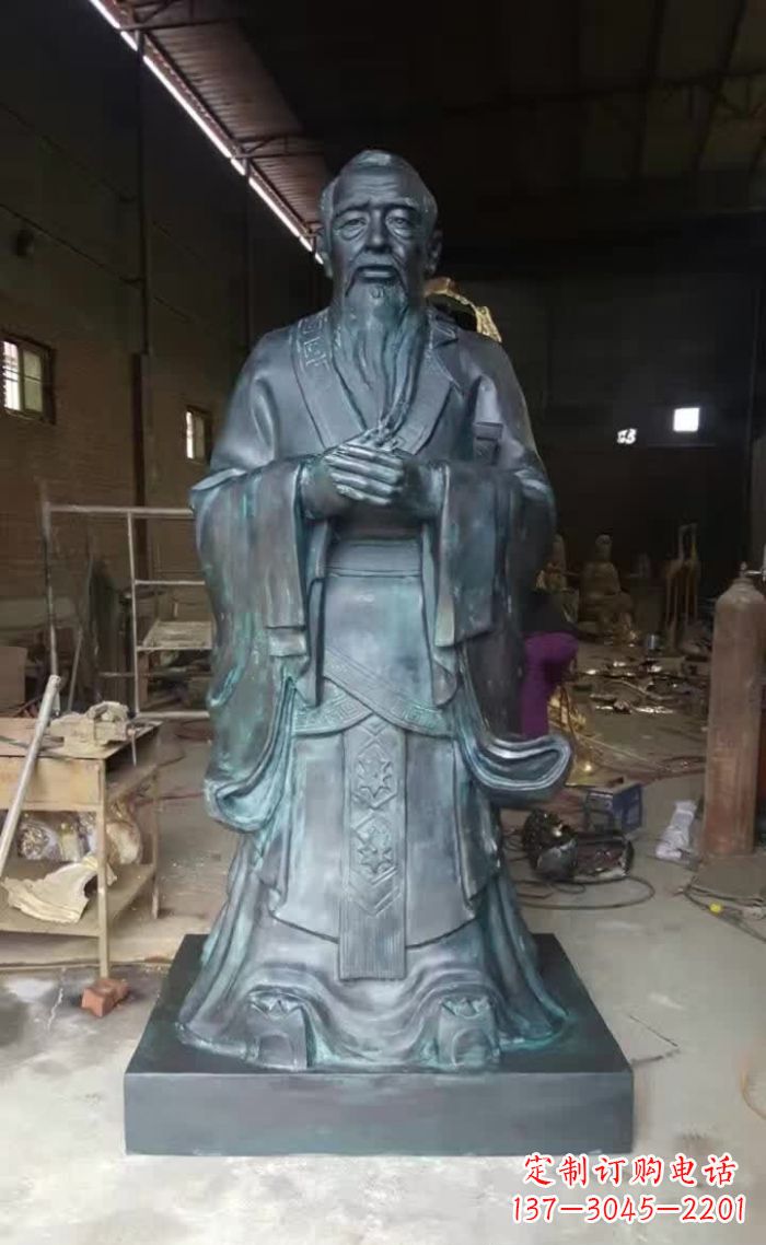 广西孔子青铜雕塑 (3)