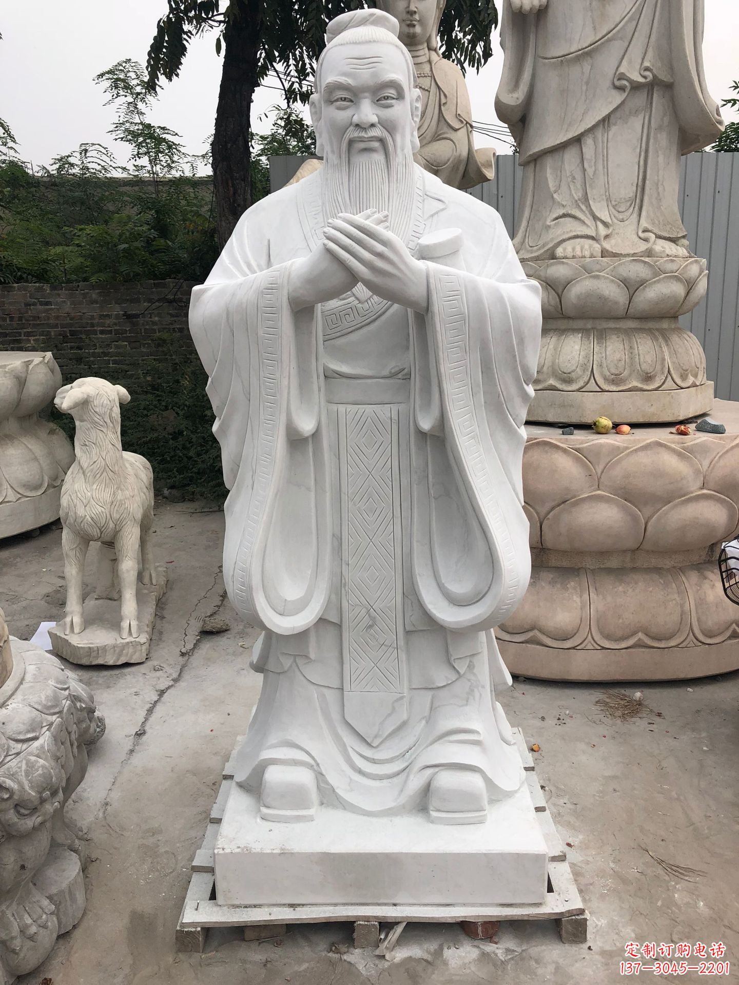 广西孔子铜雕塑，重现传统文化的荣耀