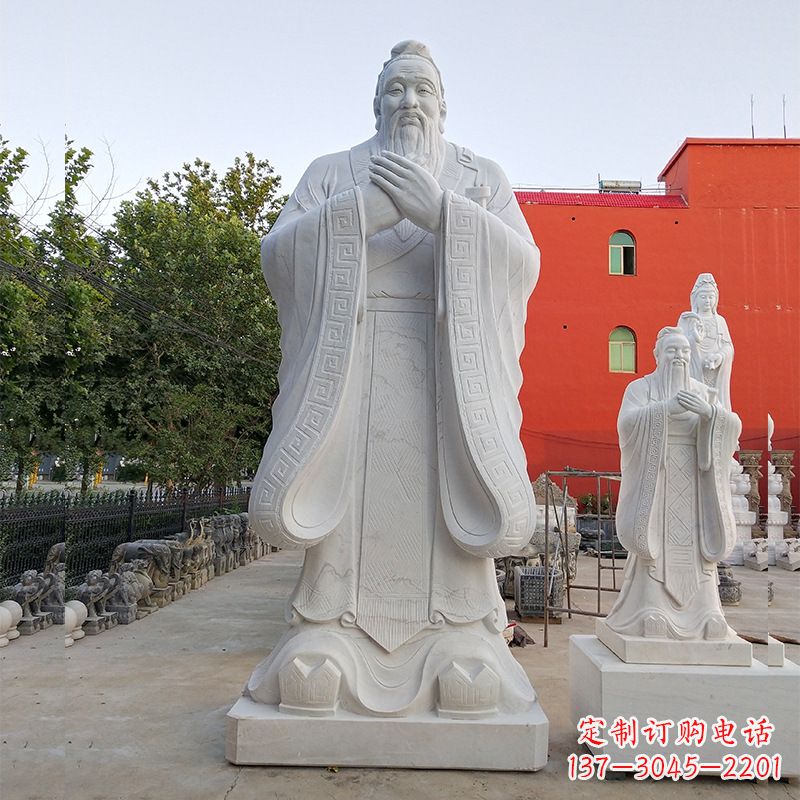 广西孔子圣像雕塑