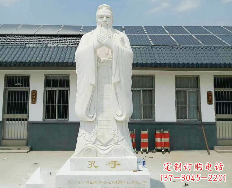 广西博大精深的孔子雕塑