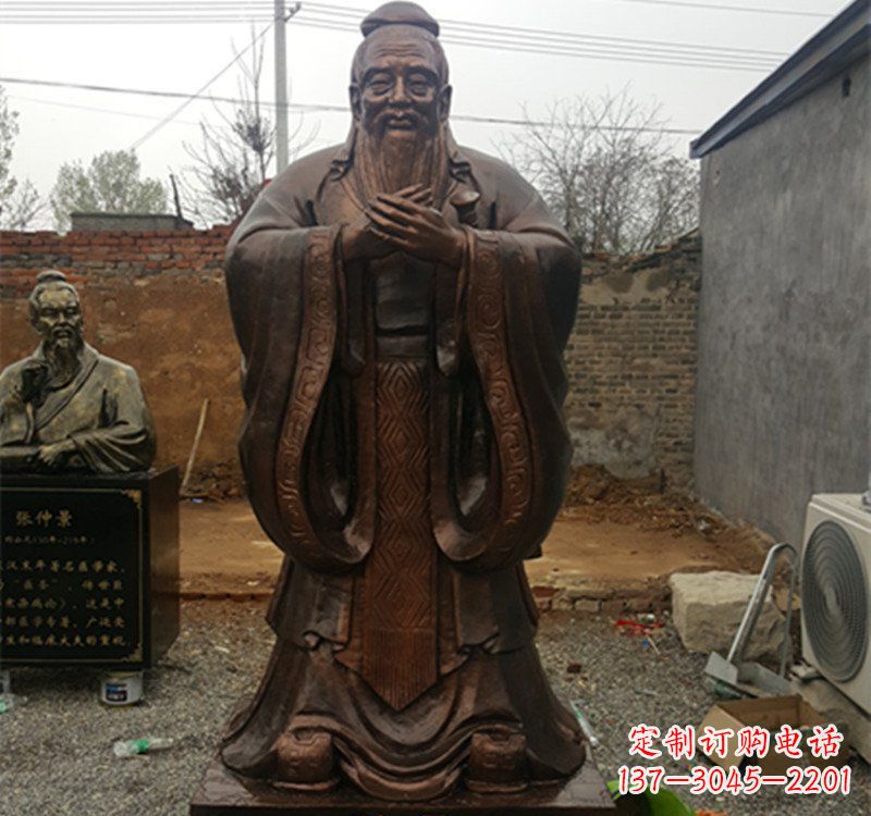 广西体现传统文化魅力精美孔子雕塑