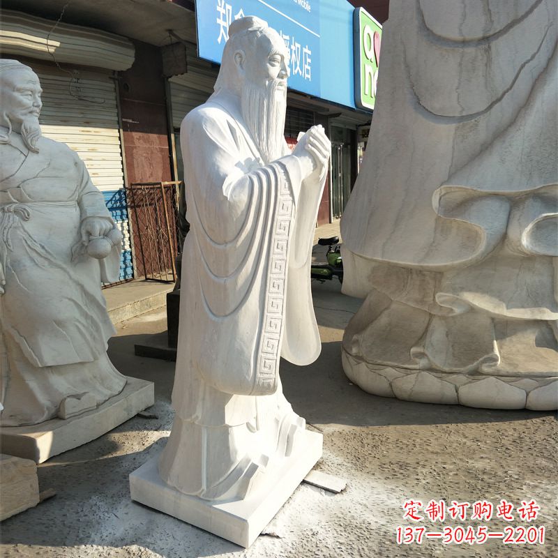 广西中领雕塑|传承传统,唯美的孔子雕塑
