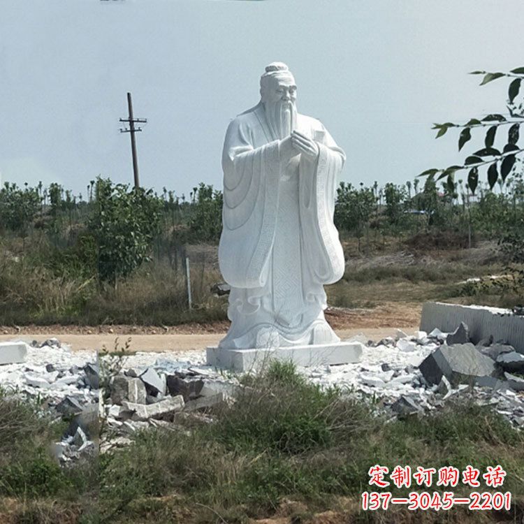 广西孔子问礼雕塑