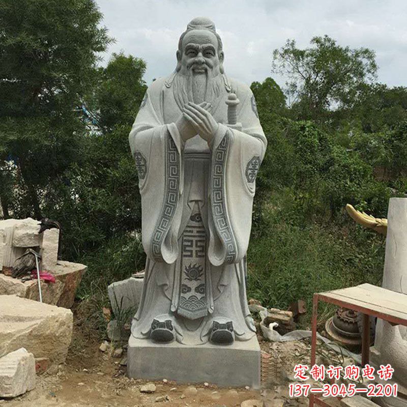 广西传承文化,传播知识!孔子雕塑——赋予新的生命!