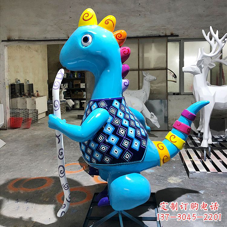 广西中领雕塑推出玻璃钢恐龙雕塑,采用最先进的…