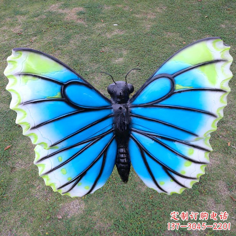 广西全新设计的蝴蝶雕塑仿真摆件